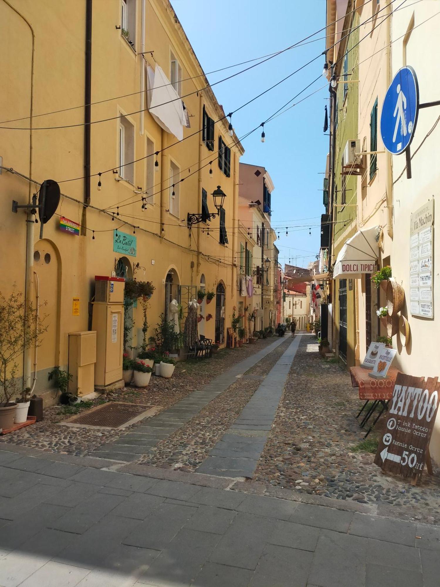 Nice Apt In A Street In Old Town Alghero Exterior foto